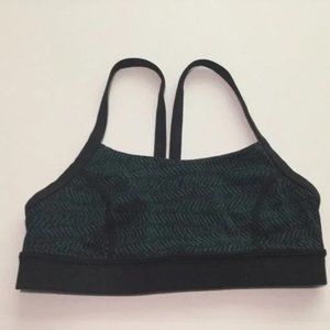 Lululemon Black and Green Bra